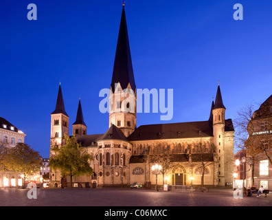 La Cathédrale de Bonn, Bonn, Rhénanie du Nord-Westphalie, Allemagne, Europe, Banque D'Images