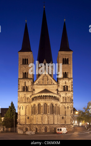 La Cathédrale de Bonn, Bonn, Rhénanie du Nord-Westphalie, Allemagne, Europe, Banque D'Images