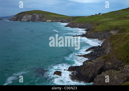 Dunmore Head, péninsule de Dingle, comté de Kerry, Irlande Banque D'Images