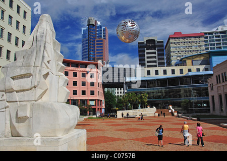 Civic Square, Wellington, région de Wellington, Île du Nord, Nouvelle-Zélande Banque D'Images