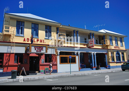 Adelphi Lodge Pub, West End, Kaikoura, Canterbury, Île du Sud, nouvelle-Zélande Banque D'Images
