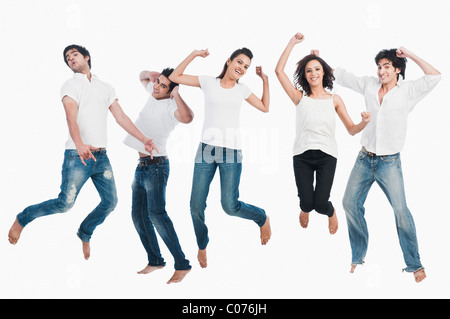 Friends having fun Banque D'Images