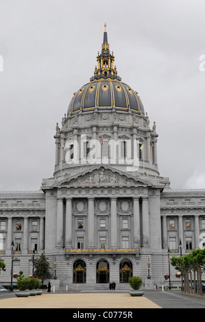 Vue partielle, de l'Hôtel de Ville, San Francisco, Californie, États Unis, Amérique du Nord Banque D'Images