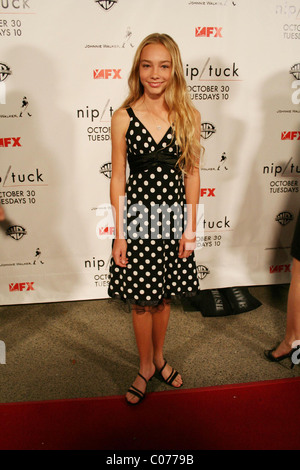 Kelsey Lynn Batelaan Nip/Tuck Saison 5 première projection organisée à la Paramount Theater de Hollywood, Californie - 20.10.07 Banque D'Images