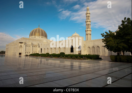 Grande Mosquée Sultan Quaboos, Capitale, Oman, Middle East Banque D'Images