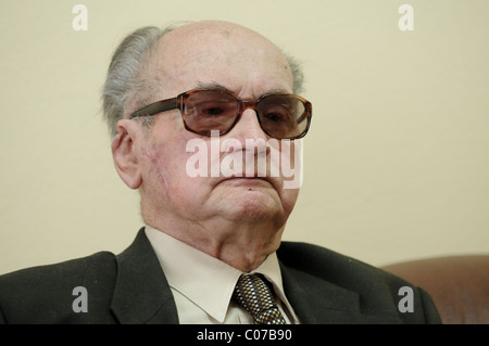 Le général Wojciech Jaruzelski, ancien officier de l'armée polonaise et dirigeant communiste en Pologne de 1981 à 1989 Banque D'Images