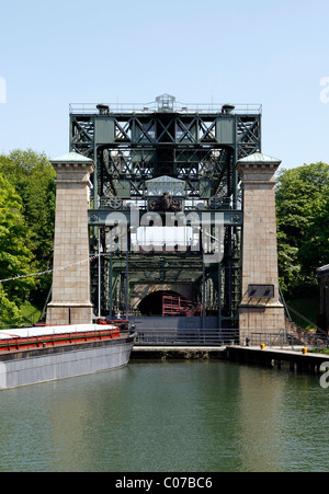 Ancien ascenseur à bateaux, de Waltrop Nordrhein-westfalen, région de la Ruhr, Allemagne, Europe Banque D'Images