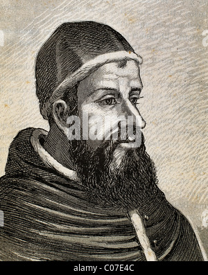 Clément VII (1478-1534), né Giulio di Giuliano de Médicis Cardinal de 1513 à 1523 et le Pape de 1523 à 1534. Banque D'Images