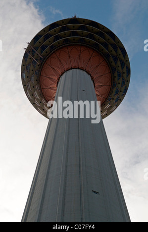 Tour de télécommunication radio Menara KL Kuala Lumpur Malaisie communication observatoire falak islamique de mât Banque D'Images