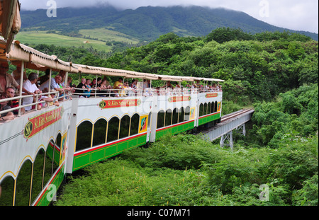 St Kitts Scenic Railway sur l'île des Caraïbes de St Kitts et Nevis Banque D'Images