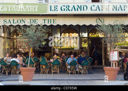 Le Grand Café Napoléon, Ajaccio, Corse, France, Europe Banque D'Images