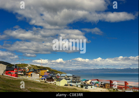 Le canal de Beagle, Ushuaia, Tierra del Fuego, Patagonie, Argentine, Amérique du Sud Banque D'Images