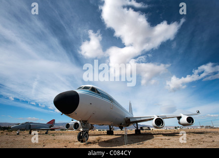 Avions désaffecté à l'Astroport de Mojave à Mojave, Californie, USA. Banque D'Images