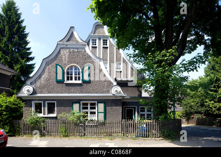 Gartenstadt Margarethenhoehe garden city, Essen, région de la Ruhr, en Rhénanie du Nord-Westphalie, Allemagne, Europe Banque D'Images