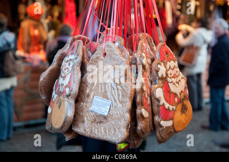 Les marchés de Noël à l'Albert Square Manchester en Angleterre Novembre Décembre 2010 Banque D'Images