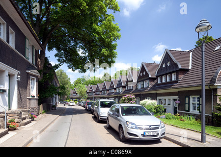 Gartenstadt Margarethenhoehe garden city, Essen, région de la Ruhr, en Rhénanie du Nord-Westphalie, Allemagne, Europe Banque D'Images