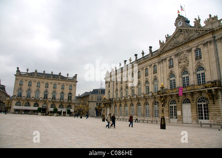 Hôtel de Ville, Place Stanislas à Nancy, Lorraine, France. Banque D'Images