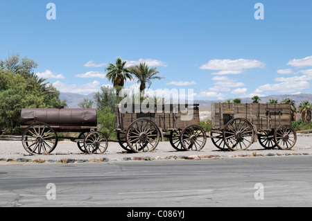 Des wagons de pionnier aux premiers colons, Death Valley National Park, California, USA, Amérique du Nord Banque D'Images