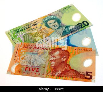 New Zealand Dollar Billets de banque. Banque D'Images