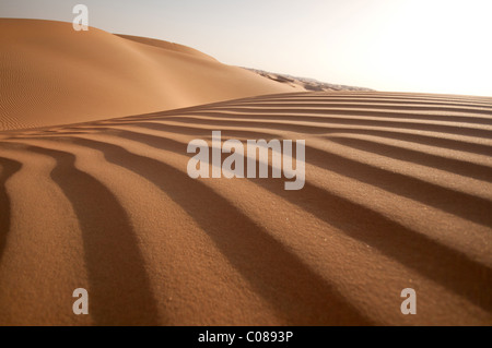 La formation des dunes de sable parfait Banque D'Images