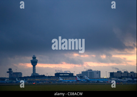 L'aéroport de Schiphol Amsterdam Banque D'Images