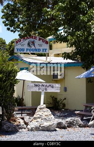 Aucun nom n'Pub sur Big Pine Key en Floride Banque D'Images