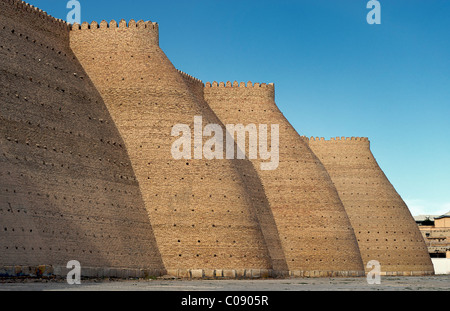 Murs de l'arche, Boukhara, Ouzbékistan Banque D'Images