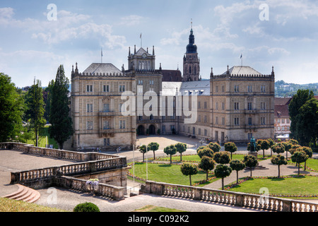 Le château Schloss Ehrenburg, Cobourg, Haute-Franconie, Franconia, Bavaria, Germany, Europe Banque D'Images