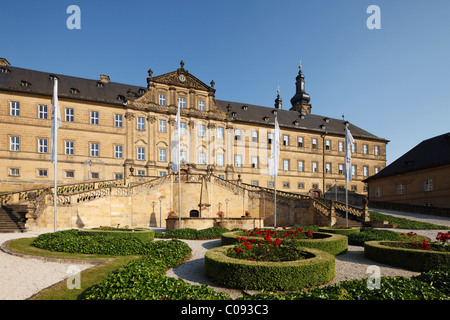 Cour intérieure de l'abbaye de Banz, Bad Staffelstein, Haute-Franconie, Franconia, Bavaria, Germany, Europe Banque D'Images