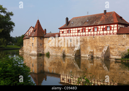 Seeweihermauer, les murailles de la ville, Weissenburg en Bavière, Middle Franconia, Franconia, Bavaria, Germany, Europe Banque D'Images