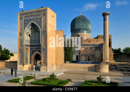 Gur Emir, Gur-Amir, Guri Amir mausolée, tombe de Timur, Temur, Tamerlan, Samarkand, Ouzbékistan, Route de la soie, l'Asie centrale Banque D'Images