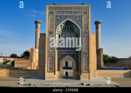 Gur Emir, Gur-Amir, Guri Amir mausolée, tombe de Timur, Temur, Tamerlan, Samarkand, Ouzbékistan, Route de la soie, l'Asie centrale Banque D'Images