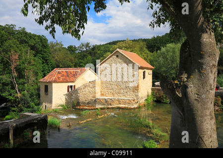 Parc national de Krka, Croatie. Banque D'Images