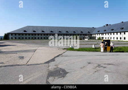 Van Dooren barracks, ex-NS-Ordensburg Vogelsang, Place internationale dans Parc National de l'Eifel, Schleiden-Gemuend Banque D'Images