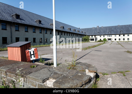 Van Dooren barracks, ex-NS-Ordensburg Vogelsang, Place internationale dans Parc National de l'Eifel, Schleiden-Gemuend Banque D'Images