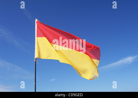 Beach Flag - John Gollop Banque D'Images