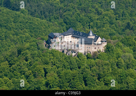 Le Château de Schloss Waldeck, lac Edersee, Parc National Kellerwald, Hesse du Nord, Allemagne, Europe Banque D'Images