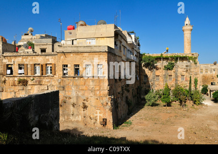 Ville historique de la ville des croisés de Tartus, Tartous, construite sur la citadelle antique, en Syrie, au Moyen-Orient, en Asie de l'Ouest Banque D'Images