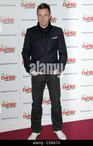 Ewan McGregor Empire Film Awards tenue au Grosvenor House Hotel London, England - 09.03.08 Zibi/ Banque D'Images