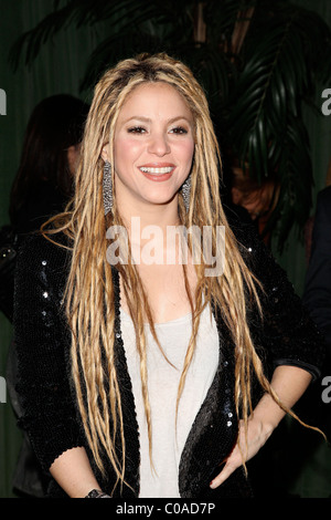 Shakira participe à une partie à l'hôtel Bowery à lancer son nouvel album 'elle Wolf" et pour célébrer sa nouvelle couverture Rolling Stone Banque D'Images