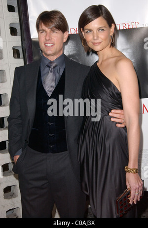 Tom Cruise et Katie Holmes l'AFI FEST 2007 Opening Night Gala des "Lions for Lambs" tenue au Arclight Cinerama Dome - Banque D'Images