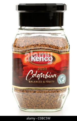 Pot de café instantané précolombienne Kenco Banque D'Images