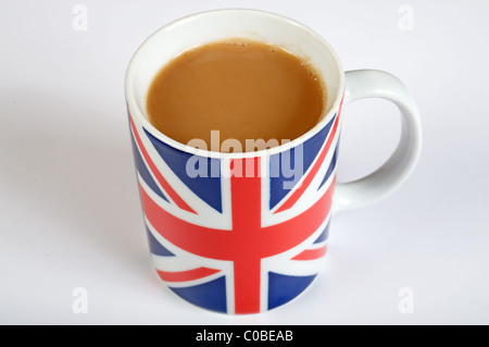 Tasse de thé anglais traditionnel Banque D'Images