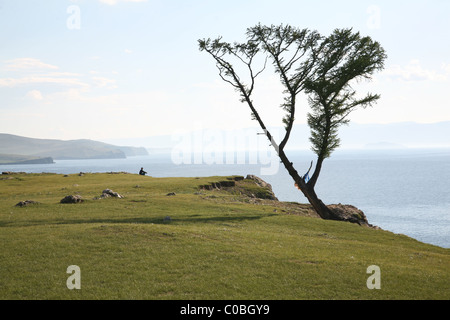 Le lac Baïkal, en Russie, l'île Olkhon. Banque D'Images