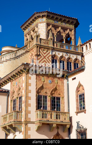 Ca d'Zan Mansion, Ringling Museum of Art, Sarasota, Floride, USA. Banque D'Images