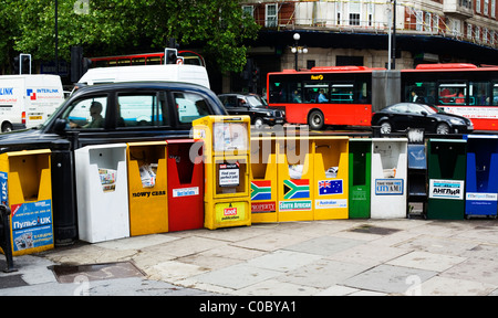 Articles de magazines et journaux internationaux, Londres, Angleterre, Royaume-Uni, Europe Banque D'Images