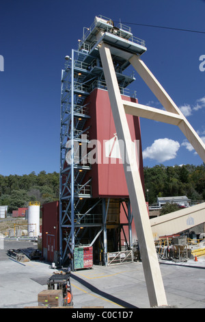 La Mine d'or de Beaconsfield en Tasmanie Banque D'Images