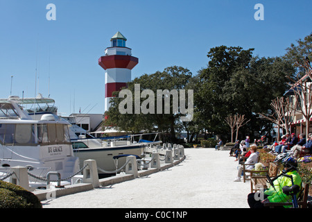Harbour Town, Hilton Head Island, Caroline du Sud, USA Banque D'Images