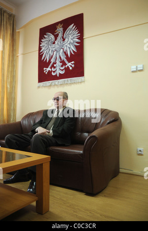 Le général Wojciech Jaruzelski, ancien officier de l'armée polonaise et dirigeant communiste en Pologne de 1981 à 1989 Banque D'Images