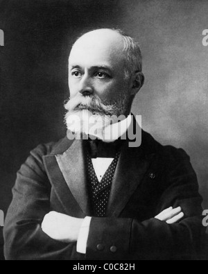 Le physicien français Henri Becquerel (1852 - 1908) - joint gagnant de 1903 Prix Nobel de physique pour sa découverte de la radioactivité. Banque D'Images